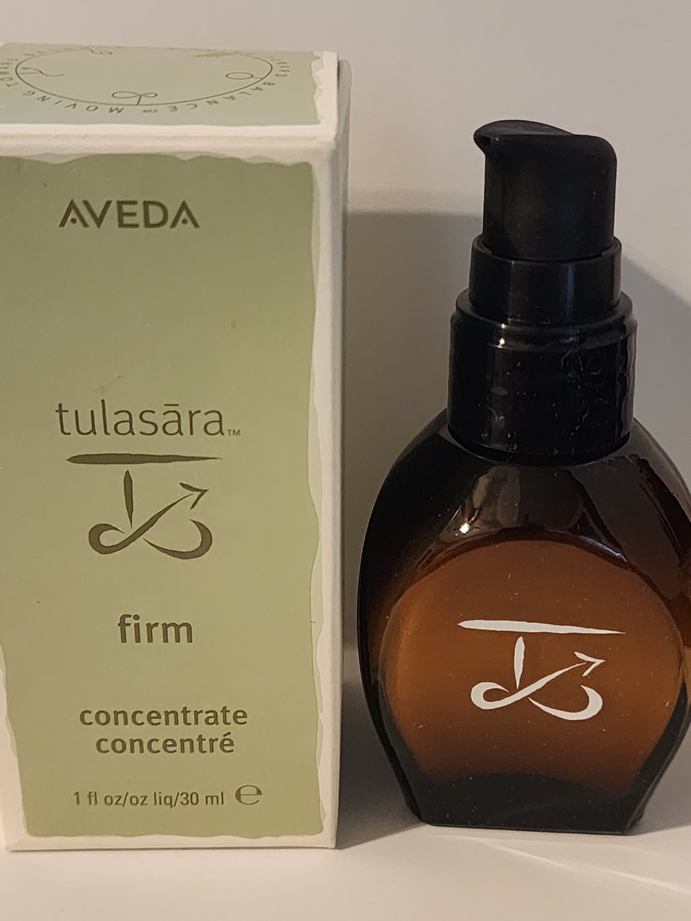 AVEDA Tulasara FIRM concentrate pump bottle 1 fl oz 30 ml